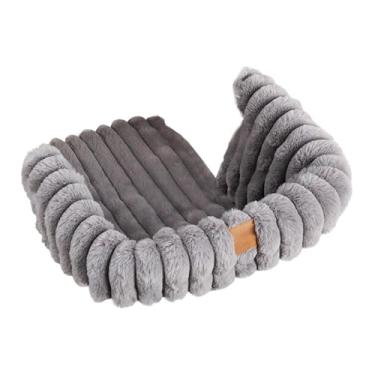 Imagem de KiBcsLic Almofada para Carrinho de Bebê com Proteção para Animais de Estimação, Almofada Confortável para Carrinho de Passeio, Forro de Inverno, Acessórios, Cinza