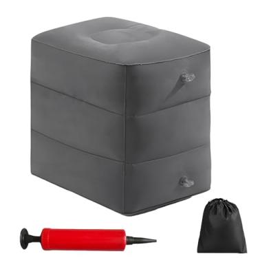 Imagem de Zenkon Almofada Inflavel Para Avião, Apoio Multiuso Descanso para Pés, Aplicável para Avião, Carro, Ônibus, Escritório e Casa