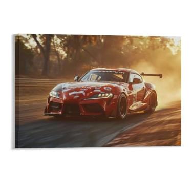 Imagem de HouLaiZhe Drift Car Sup Jdm Pôsteres de poeira de carro tela estética decoração de sala de parede impressões de parede sala de galeria decoração de parede para quarto sala de estar escritório 11 x 17