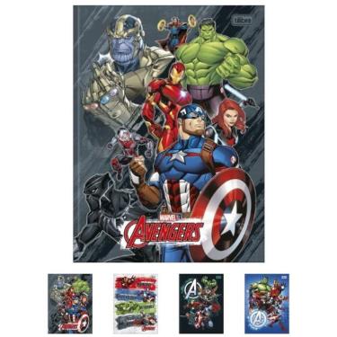 Imagem de Caderno 048 Brochurao Cd Avengers Tilibr