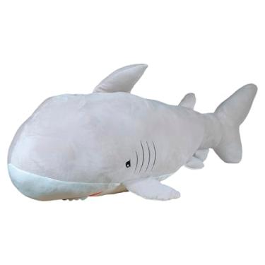 Imagem de Tubarão De Pelúcia Plush Gigante 100 Cms (Cinza)