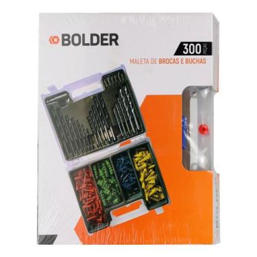 Imagem de Maleta de Brocas e Buchas 300 Peças Bolder