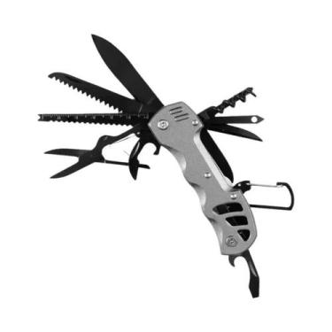 Imagem de Canivete Portátil Multifuncional Dobrável Em Aço Inoxidável Para Campi