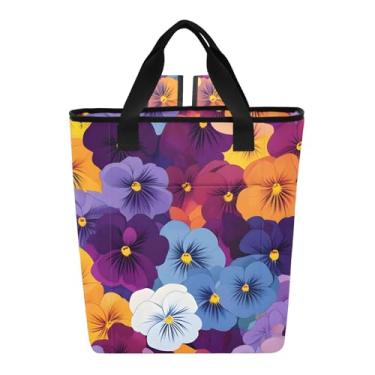 Imagem de Mochila térmica à prova de vazamento, branca, amarela, azul, roxo, flores, praia, impermeável, à prova de areia, 36 latas