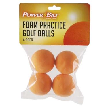 Imagem de Bolas de golfe Powerbilt Orange Foam (pacote com 4)