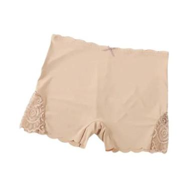 Imagem de Shorts De Segurança Femininos Sexy Com Renda, Sem Costura, Respirável,