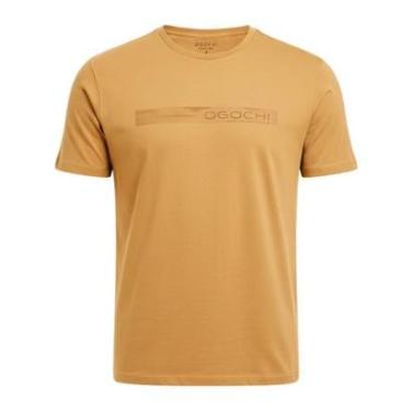Imagem de Camiseta OgochI Masculina Mostarda Authentic Brand-Masculino