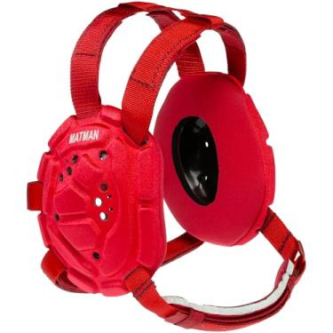 Imagem de Matman Protetor de cabeça de luta livre para adultos BJJ Ultra Gard protetor de orelha (vermelho)