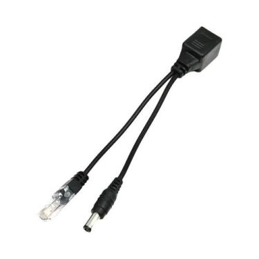 Imagem de Kit PoE Injector e Splitter Passivo para Câmera IP, Módulo de Alimenta