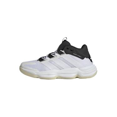 Imagem de adidas Tênis feminino de vôlei Court Stabil, Branco/Preto, 36