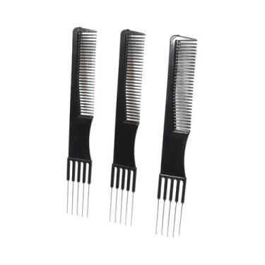 Imagem de Conjunto De Pentes De Aço Inoxidável Para Perucas De Cabelo Natural, P