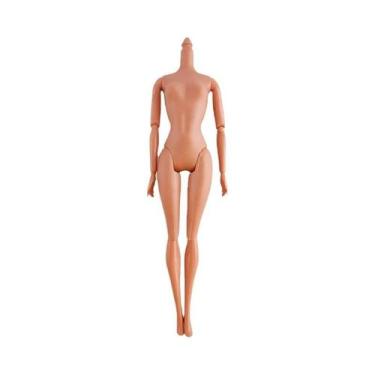 Imagem de Boneca Africana De 26/27cm Com Corpo Nu E 11 Juntas Móveis, Pele Negra