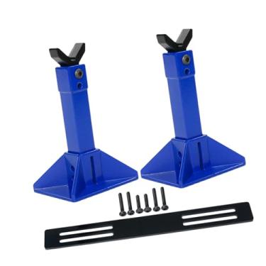 Imagem de harayaa Suporte de macaco para reparo de carros RC, acessórios criativos para brinquedos de veículos, escultura em miniatura para garagem de carros 1/8, 1/10, Azul