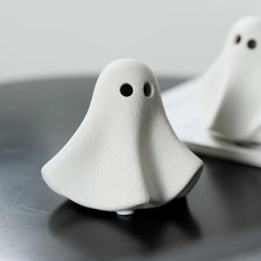 Imagem de OwMell Estátua de pedras equilibradas Cairn Decoração de jardim, pedra de pedra zen empilhada, decoração de aquário pequeno, decoração de micro paisagem - Fantasma