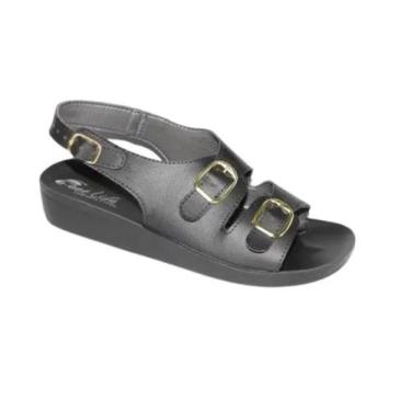 Imagem de Sandália Feet-Life Ortopédica Fechamento em Fivela Super Leve e Confor