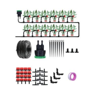 Imagem de Kit De Sistema De Irrigação Automática Por Gotejamento Para Plantas Em