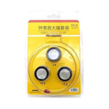Imagem de 4 pçs relógio lupa ferramenta olho lupa loop lupa jóias ferramentas de