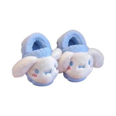 Imagem de Chinelos De Pelúcia Infantis Pokémon Pikachu, Sola Macia, Antiderrapan