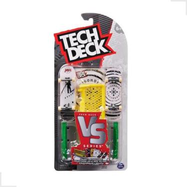 Imagem de Kit 2 Skate De Dedo Tech Deck Com Obstáculo Cards Brinquedo - Sunny, D