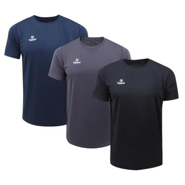 Imagem de Kit 3 Camisetas Topper Classic New Masculina-Masculino