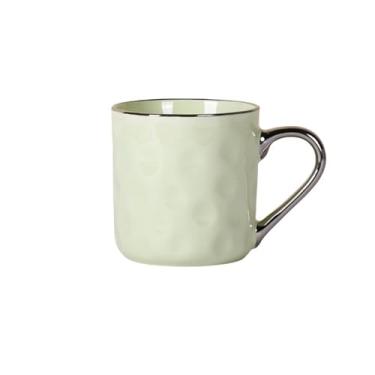 Imagem de Xícaras de café Caneca de cerâmica grande capacidade para uso doméstico com aparência(Green)