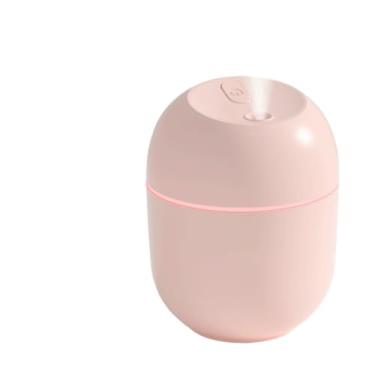 Imagem de Mini Umidificador Ultrassônico de Ar com Difusor e LED, Aromatizador USB Portátil para Escritório, Climatizador Egg(Branco)