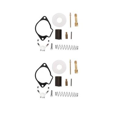 Imagem de Kit de reparo de carburador Peças de sistema de combustível para 2 tempos 43CC 47CC 49CC Mini Moto Pocket Bike Motorcycle Carburador Peças de reconstrução (2 conjuntos)