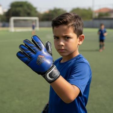 Imagem de Luva Goleiro Infantil Gripstart Treino Jogo Society Campo-Unissex