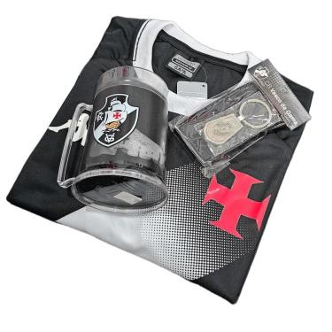 Imagem de Kit Vasco Da Gama Camisa Graphik + Caneca + Chaveiro Símbolo - Masculino-Masculino