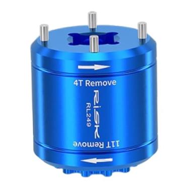 Imagem de menolana Ferramenta 2 em 1 para Remoção da Tampa do Pedivela da Bicicleta, Extrator de Tampa do Braço Pedivela em Liga de Alumínio para Ciclismo Dub M9100