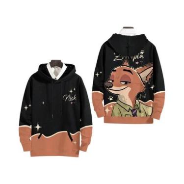 Imagem de Moletom Feminino Com Estampa 3D Judy Hopps, Manga Comprida, Streetwear