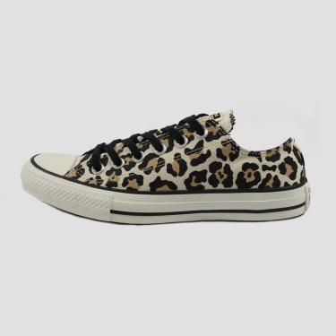 Imagem de Tênis Converse All Star Chuck Taylor Onça - Bege/Amêndoa/Preto-Feminino