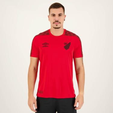 Imagem de Camisa Umbro Athletico Paranaense Basic II Vermelha-Masculino