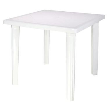 Imagem de Mesa Tramontina Sancho em Polipropileno Branco