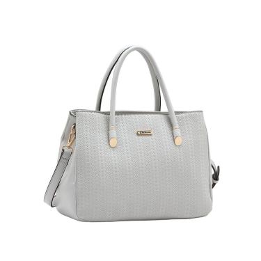 Imagem de Bolsa Mini Tramas - Alça de Mão - Cinza - Chenson 3485330