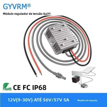 Imagem de Módulo De Aumento De Tensão 12V Para 56V 57V 4.5A Fonte De Alimentação