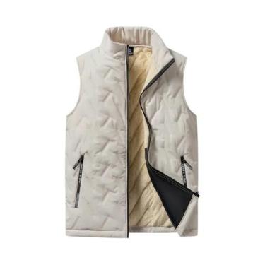 Imagem de Colete Masculino plus Size De Algodão, Moda Casual De Outono Inverno, 