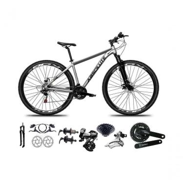Imagem de Bicicleta Aro 29 Absolute Nero 5 Shimano Altus 24v Freios Hidráulicos Garfo Com Trava - Cinza Tam.19