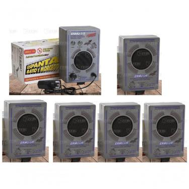 Imagem de Repelente Rato Morcego Ultrassonico Sonoro Zebu 5 Emissores