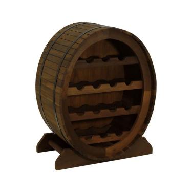 Imagem de Adega Niágara P- 14 Garrafas Madeira Imbuia Maciça Stain Imbuia