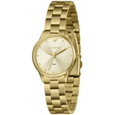 Imagem de Relógio Lince Feminino Ref: Lrgh291l30 C1kx Coração Dourado