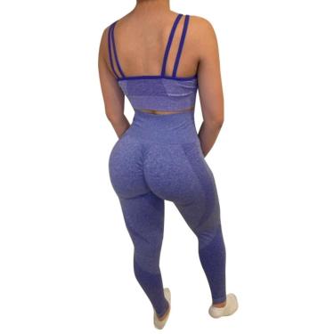 Imagem de Calça Legging Academia Levanta Bumbum Fitness Sem Costura-Feminino