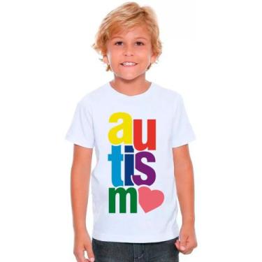 Imagem de Camiseta AUTISTA AUTISMO Moda Infantil Roupa Criança 01 - DESIGN CAMIS