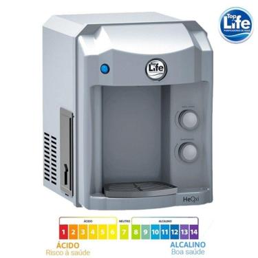 Imagem de Filtro Purificador De Água Alcalina Ionizada Com Ozônio Gelada Prata 220V - Top Life