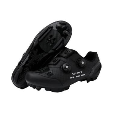 Imagem de Sapatilhas De Ciclismo Unissexo Para BTT Com Travas SPD Para Homens E 
