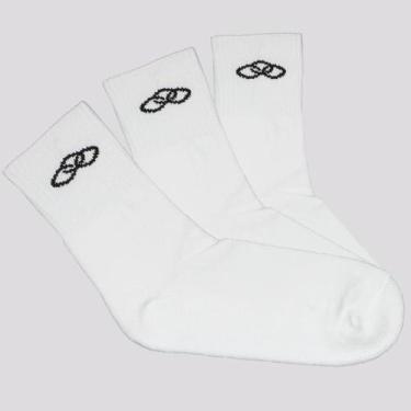 Imagem de Meia Olympikus Tripack Cano Médio, 33-38