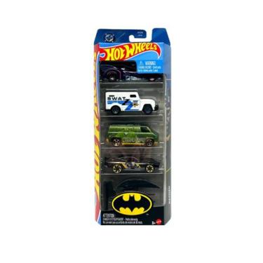 Imagem de Hot Wheels Batman Novidade 2026 Edi Limitada Kit C/ 5carros Cor:JKG08