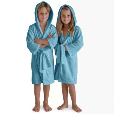 Imagem de ROUPÃO JUVENIL DE MICROFIBRA DE 09 a 12 ANOS MENINO E MENINA - MORADA 