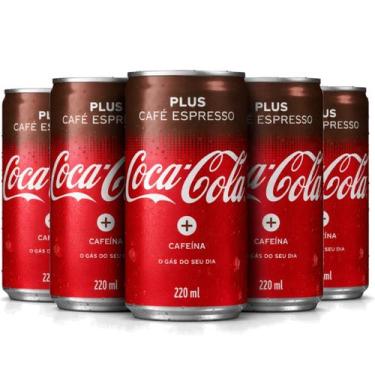 Imagem de Kit 5 Refrigerante Coca-Cola Café Espresso 220Ml