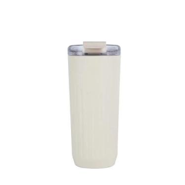 Imagem de Copo Térmico Parede Dupla 650 ml Creme N249150-8 - Quanhe